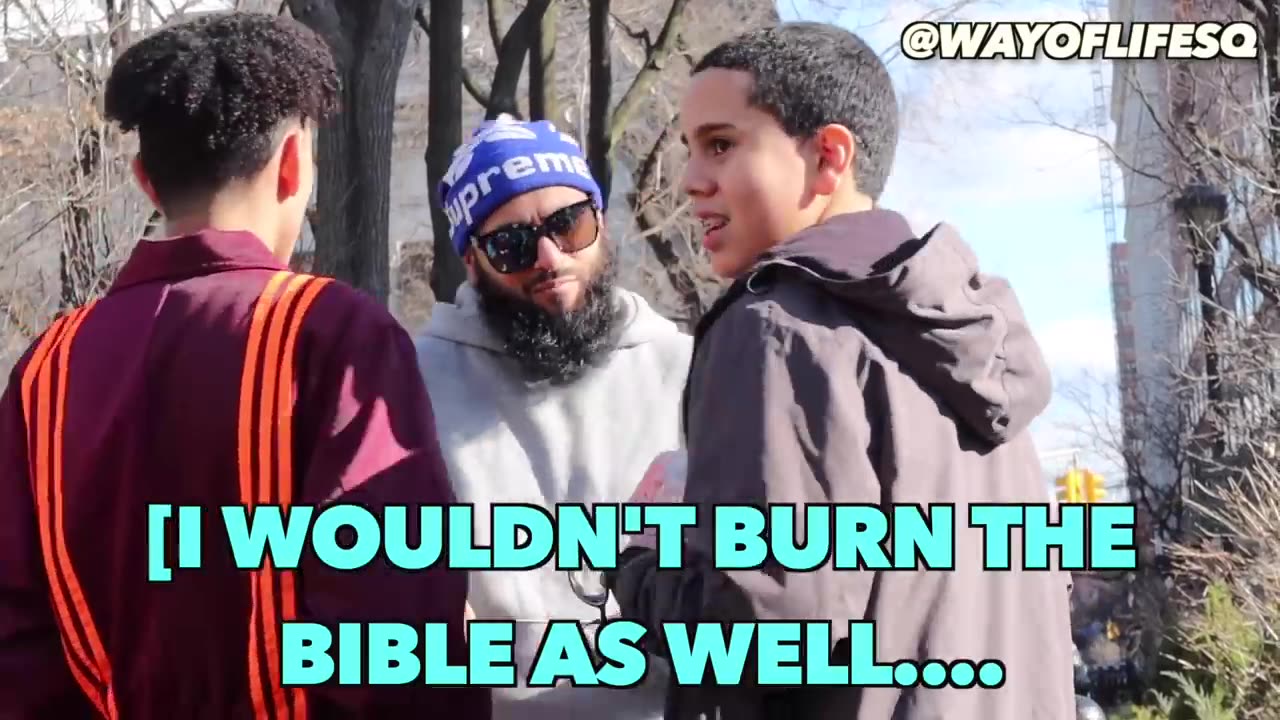 Burning A holy Book Social Experiment in Public