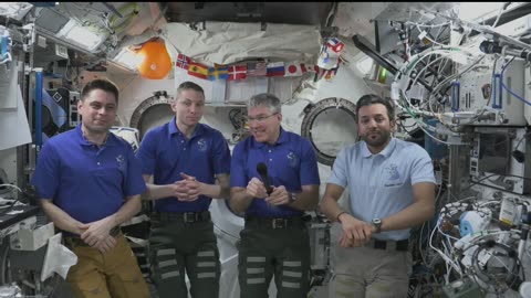 Expedition 69 NASA’s SpaceX Crew-6 Talks with Media Before Station Departure - Aug. 23, 2023