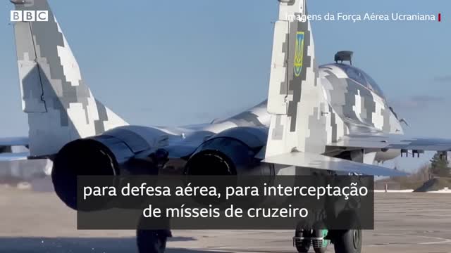 Guerra na Ucrânia: o piloto que 'caça' mísseis russos