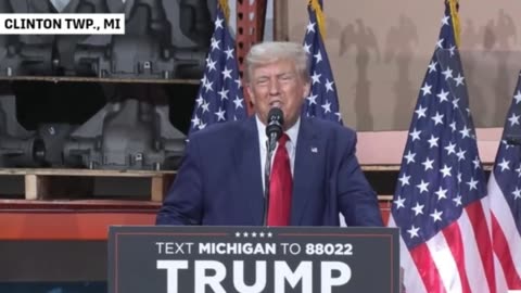 Trump at Clinton Township, MI Sept 27