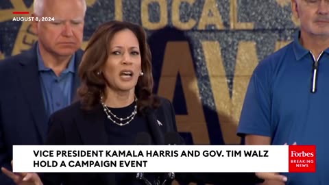 JUST IN: Kamala Harris Delivers Campaign Remarks In Michigan