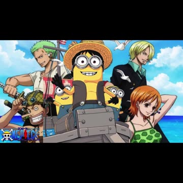 [Minions sing/AI Cover] One Piece Opening 8 Tackey and Tsubasa - Crazy Rainbow