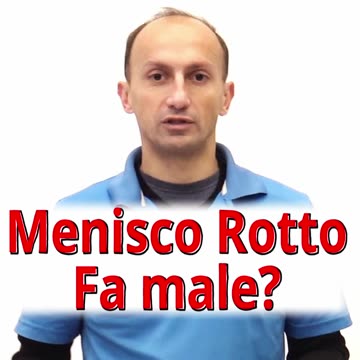 Il Menisco Rotto fa Male?