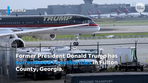 Donald Trump surrenders on multiple charges in Fulton County, Georgia | USA TODAY