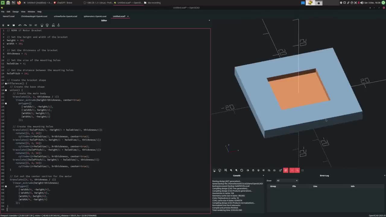 ChatGPT and 3D Printing - replicating ai machines