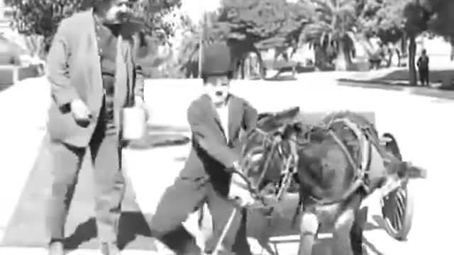 Donkey In Trouble: Charlie Chaplin New Clip