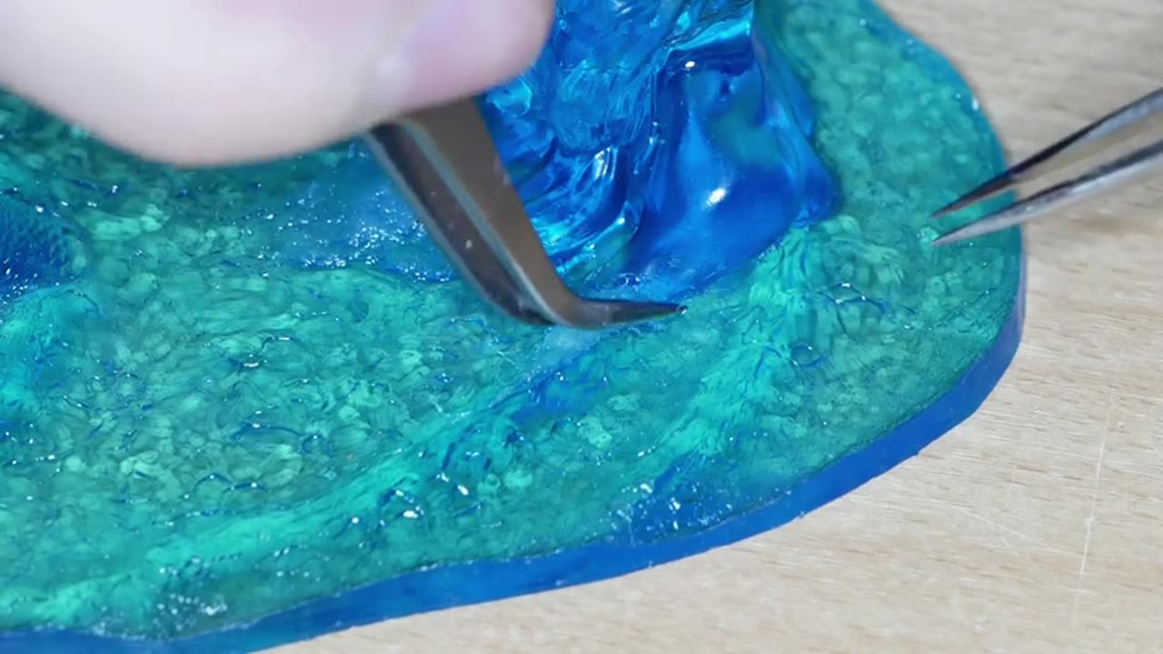 Mermaid from Epoxy Resin. Ocean Diorama RESIN ART