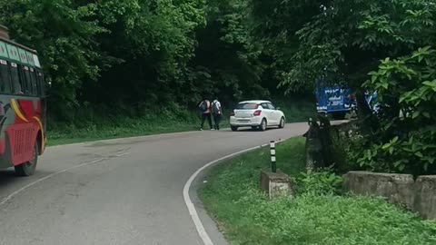 Natures beauty with Green Roads in Mountains of Jammu and Kashmir