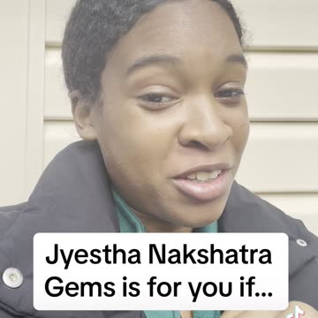 Jyestha Nakshatra Gem is for you if...