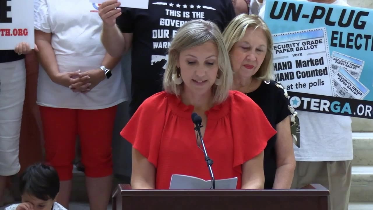 Amanda Prettyman Speaks at Georgia State Capitol