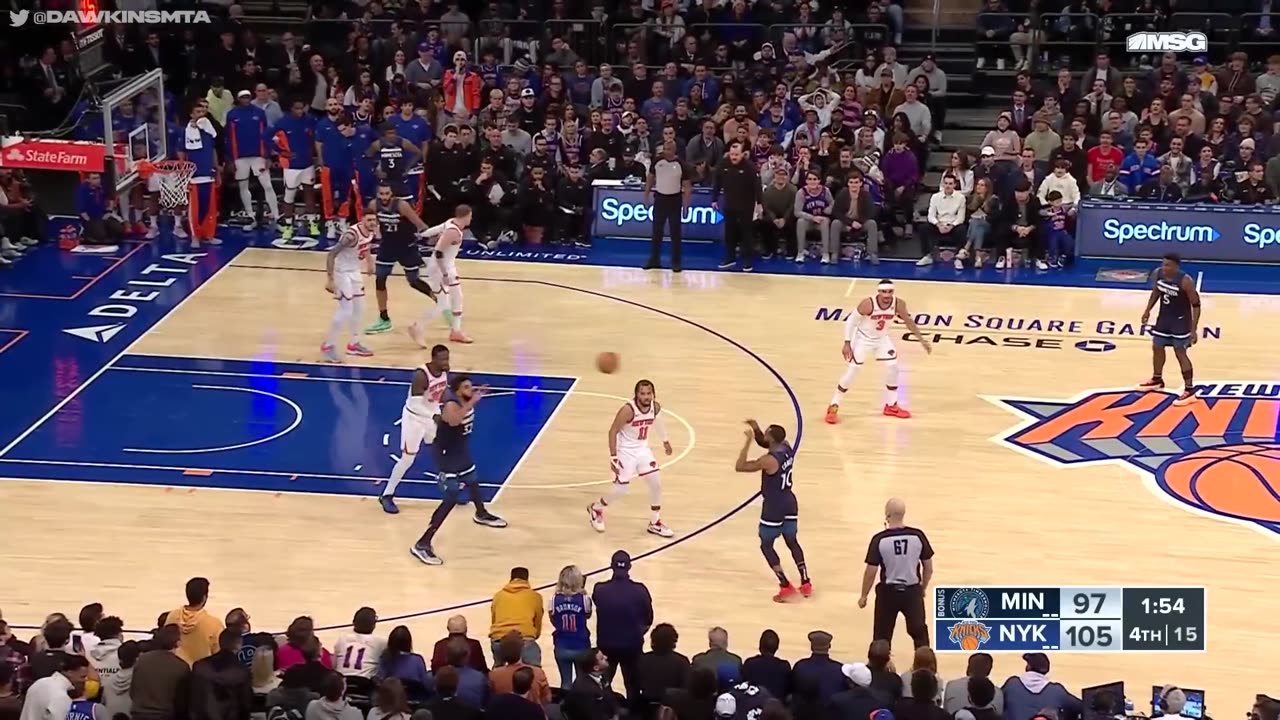 New York Knicks vs Minnesota Timberwolves Full Game Highlights January 1, 2024