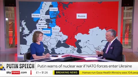 Putin #threatens nuclear response as he claims NATO is 'preparing to #strike Russia