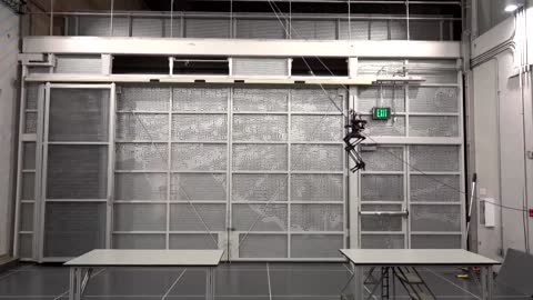 A flying, skateboarding, tightrope-walking robot