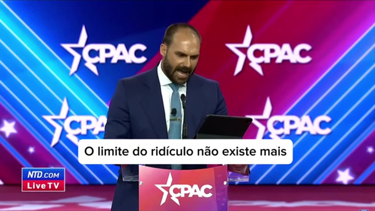 Eduardo Bolsonaro DENUNCIOU as perseguições e prisões injustas e ILEGAIS que estão acontecendo no Brasil. 📍CPAC, Washington DC 🇺🇸 2024