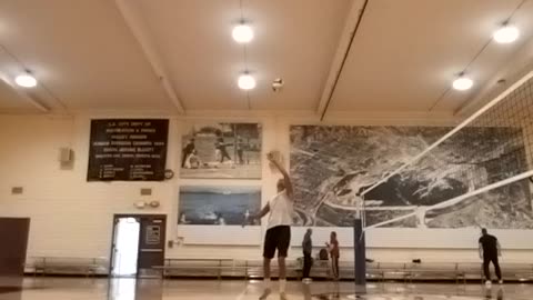 *VBALL WARM-UP SMASHES! I HAVE *SEEEN* THE FUTURE! March 31, 2023, ~6pm, Derek Kube.