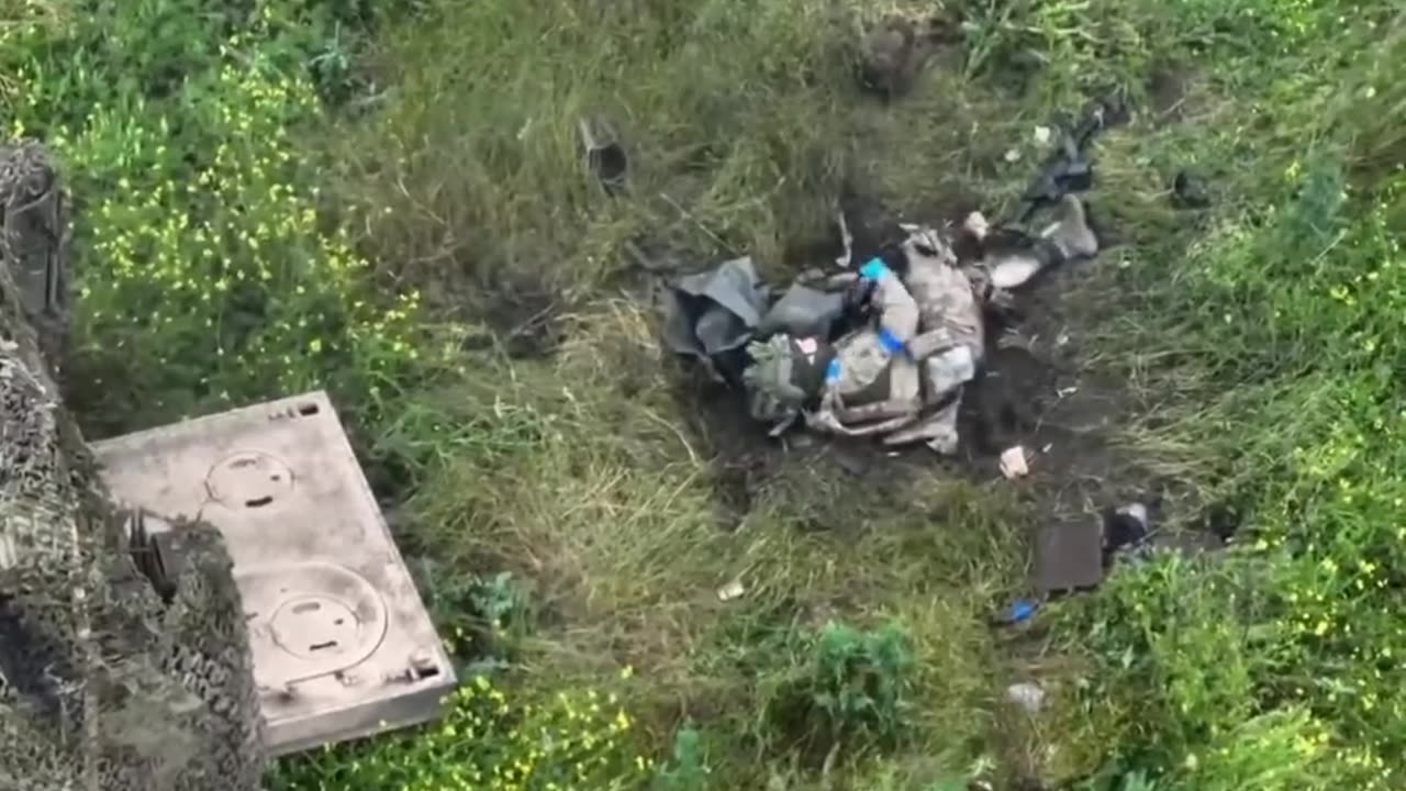 Ukraine soldier destroyed by Land Mine ..Indeed War Is Evil