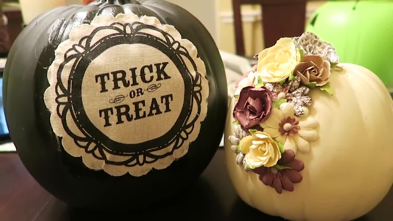 Halloween how to: Create "Fall" pumpkin decor