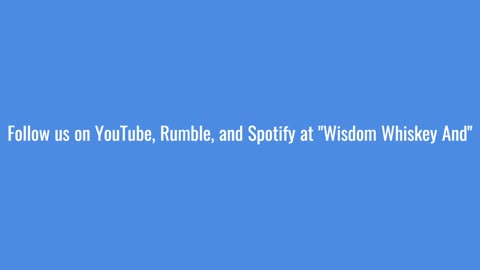 Wisdom Whiskey And Podcast Short