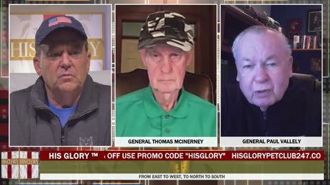 Gen. Thomas McInerney & Gen. Paul Vallely joins His Glory: Take FiVe: Brighteon