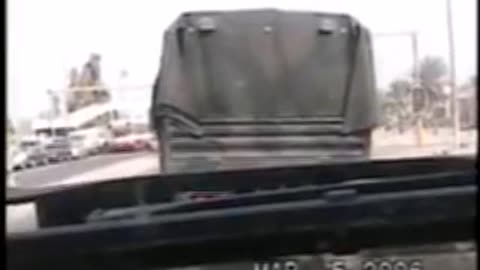 Iraq War, Convoy hit by IED