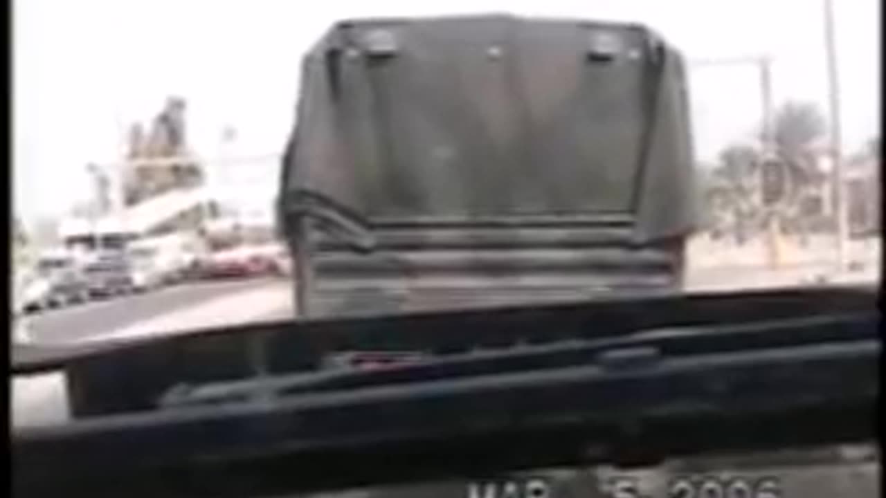 Iraq War, Convoy hit by IED