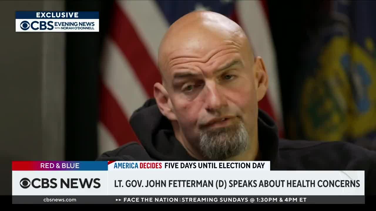 Fetterman Swears He's "Absolutely Sit To Serve”