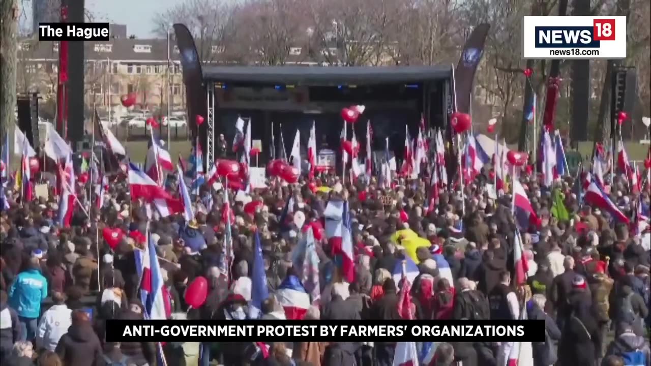 Defying Ban, Tractors Head To The Hague For Farmers' Protest I Netherland Farmers Protest 2023 Live
