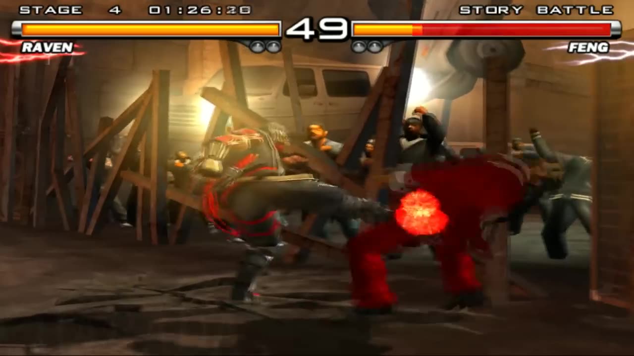 Tekken 5 - Raven Playthrough on PS2