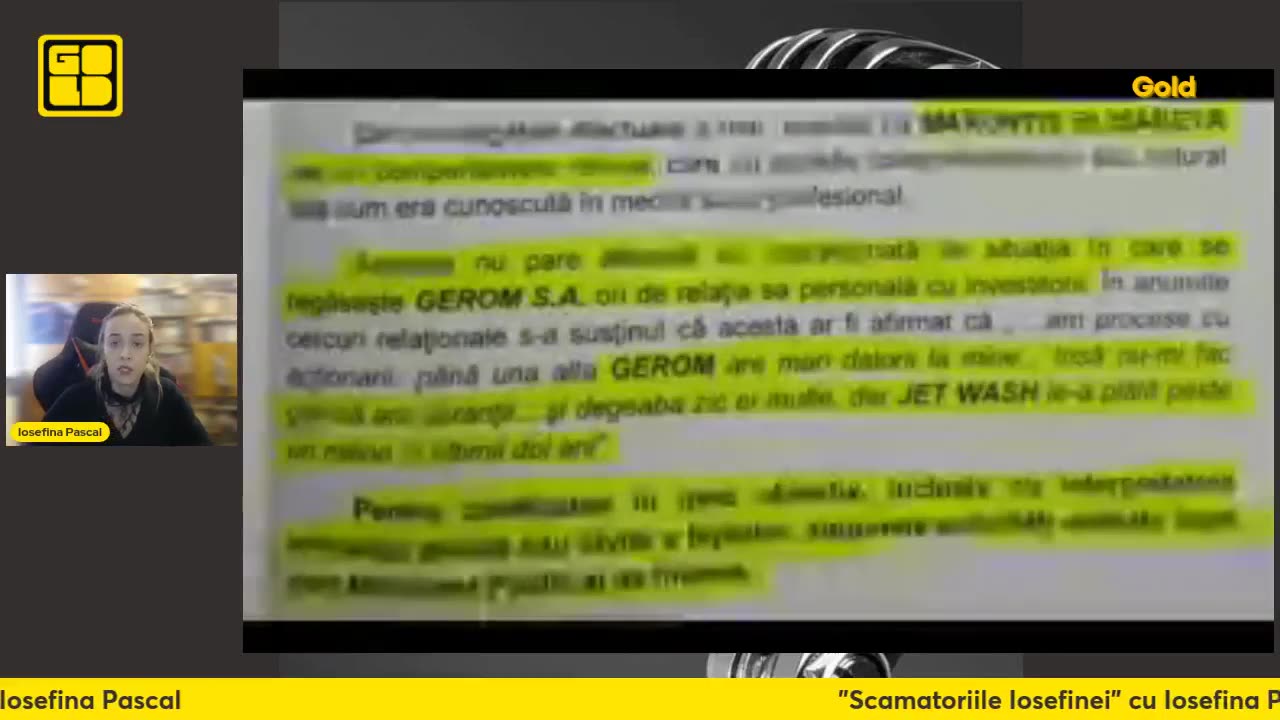 Scamatoriile Iosefinei; Radio Gold FM; 13.03.2024