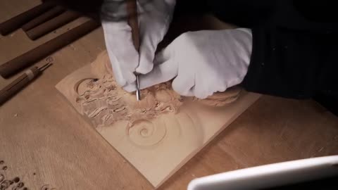 Wood Carving Dragon| To use technic of Japanese traditional wood carving| Woodworking