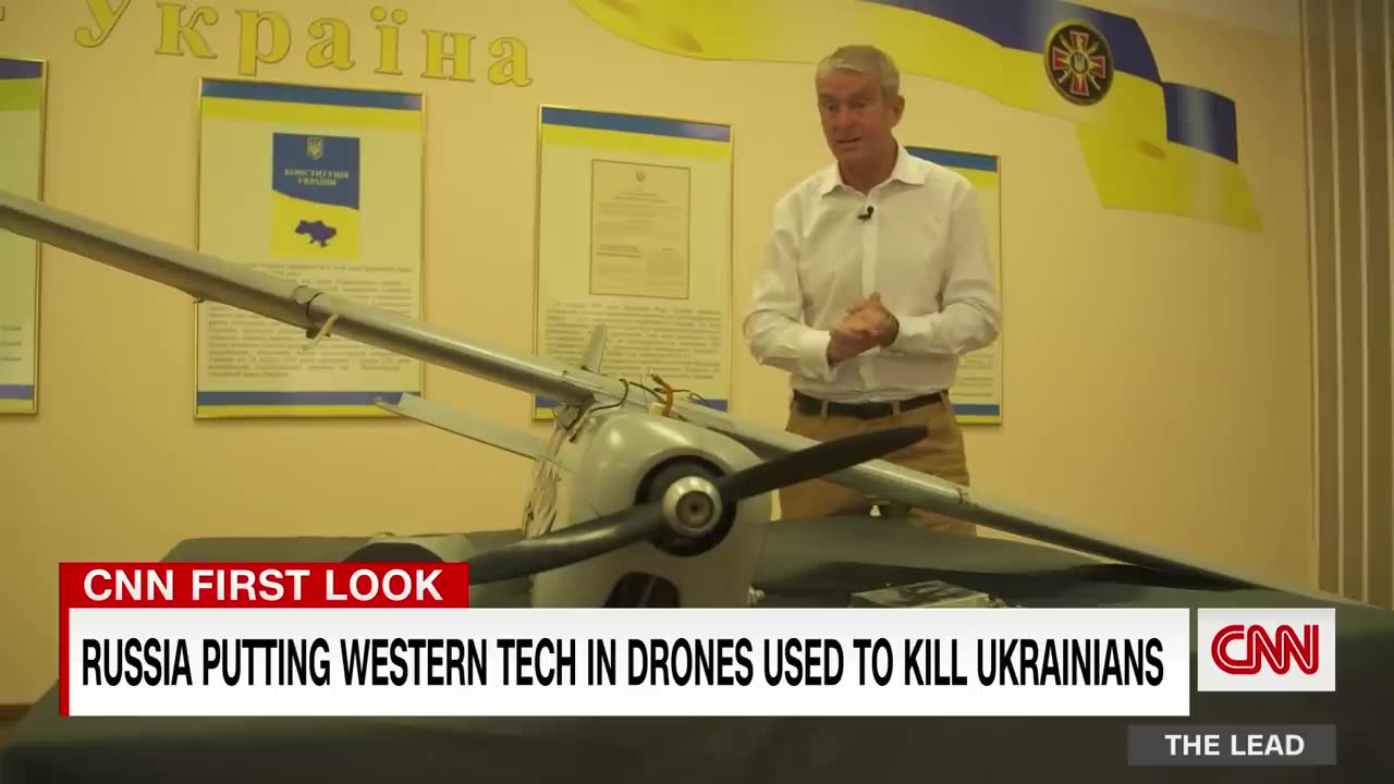 CNN gets first look at a captured Russian drone. See what was found inside