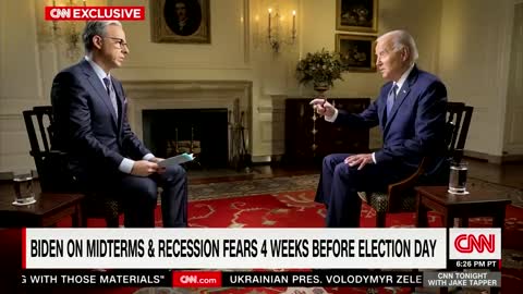 Joe Biden and CNN still pretending the US isn't in a RECESSION