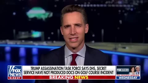 Josh Hawley- Why is SS stonewalling America on both attempts? ROWE MUST GO