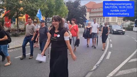 MONTAGSSPAZIERGANG - BAUTZEN, 18 09 2023, 137. MAHNWACHE 🕊 - Start und Ankunft