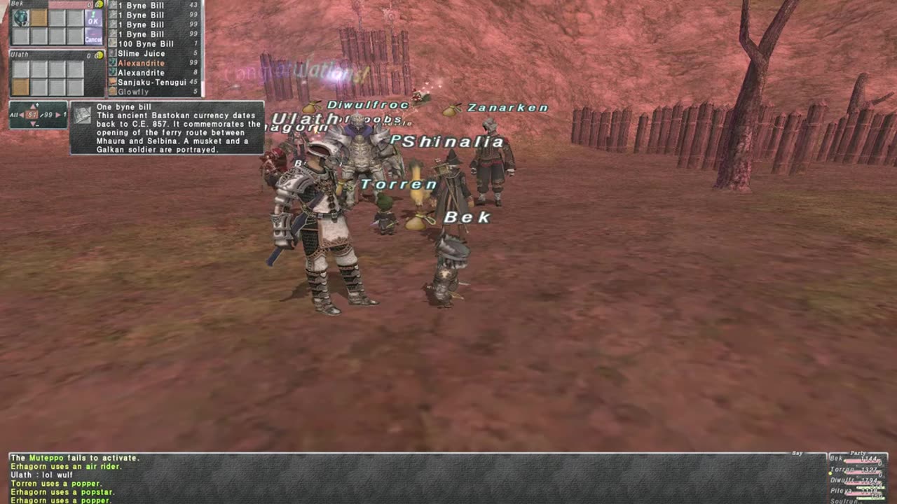 FFXI 5th Annual Diorama Abdhaljs-Ghelsba Ballista PvP Event Part Three (Firework Show!)