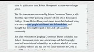 Fake LGBTQ bots pushing C0vid narrative.