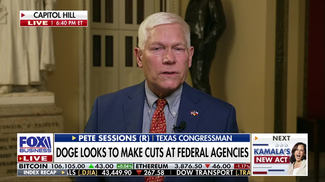 Rep. Pete Sessions outlines agenda to cut government spending