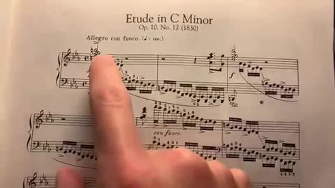 Piano Practice Tip: Chopin Revolutionary Etude Part 1