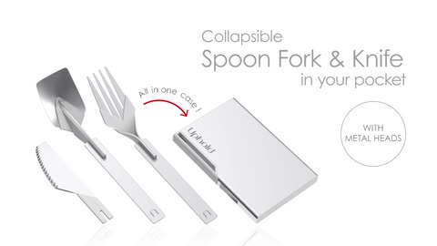 Uphold Cutlery - An environmentally friendly eating utensils set.