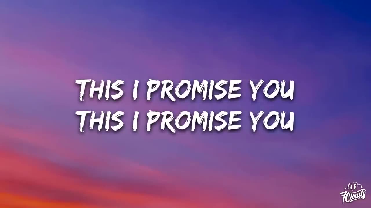 This i promise you