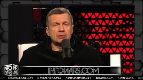 Russia's Top Broadcaster Joins Alex Jones Live On Air To Discuss WWIII