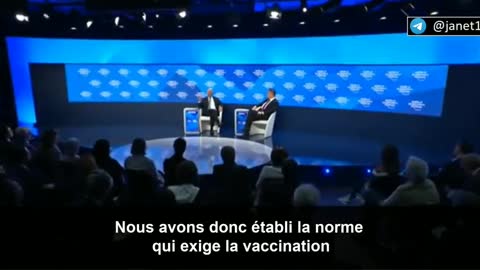 ▶ EXTRAIT-RQ + LIENS parus (11 nov 2021) : Klaus Schwab et Albert Bourla parlent du vaccin....