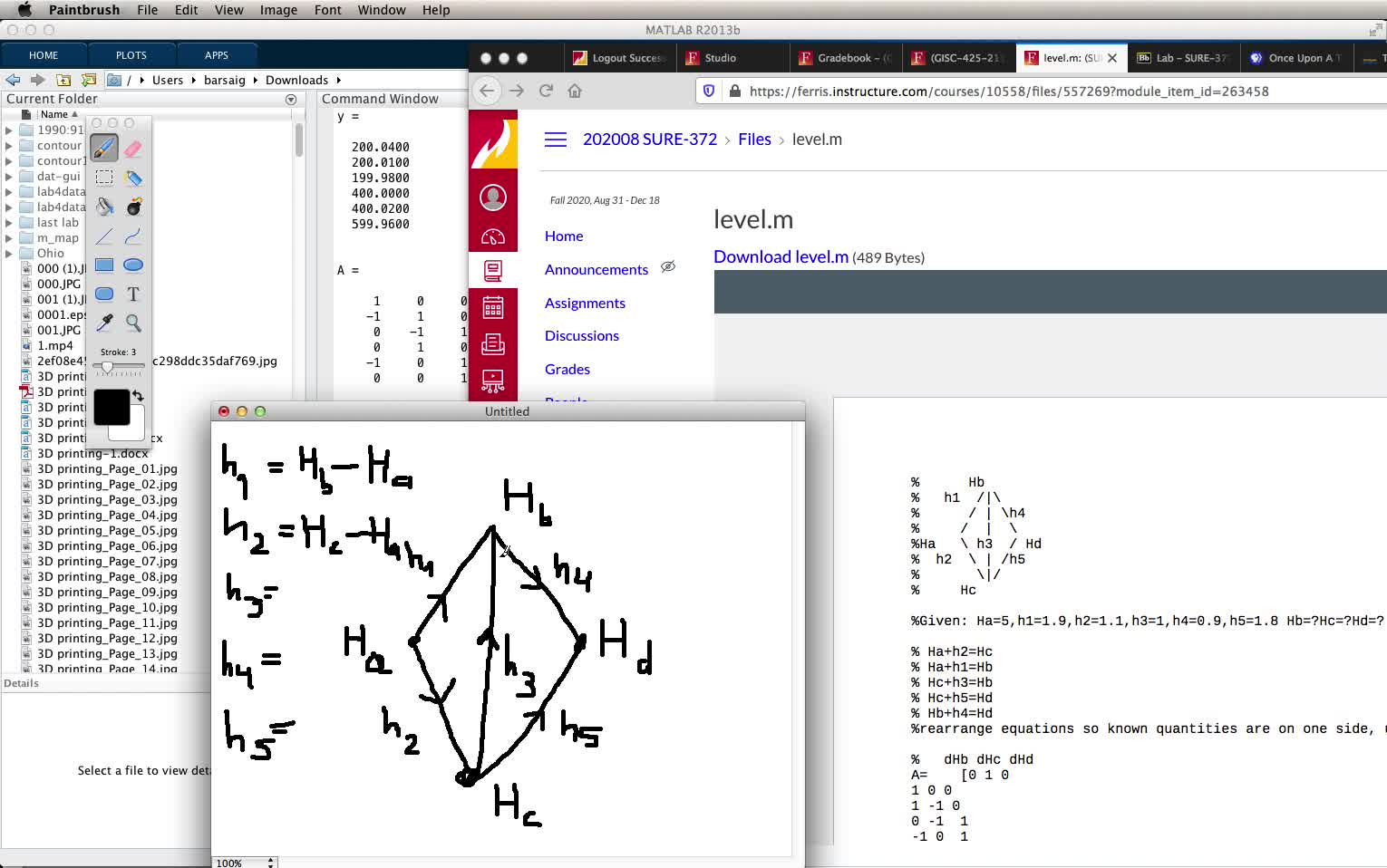 Intro to least squares in surveying 4
