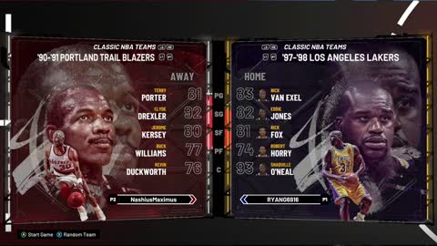 NBA 2K21 ‘97-98 Lakers Vs ‘96-97 Heat