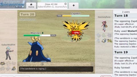 Pokemon Showdown! DPP OU Battles 21-22!