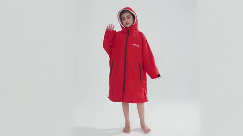 Waterproof Changing Robe - Oversized Swimming Coat - Hooded Surf Poncho