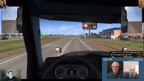 American Trucking Simulator / The Fire of the Divine Presence with Archbishop Alexander Golitzin