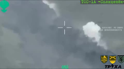 Ukrainian Drone Takes Out Russian TOR Heavy MLRS