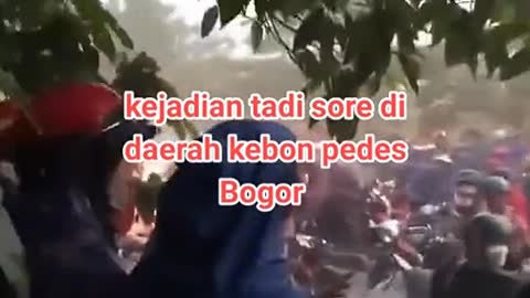 Banjir besar di jalan