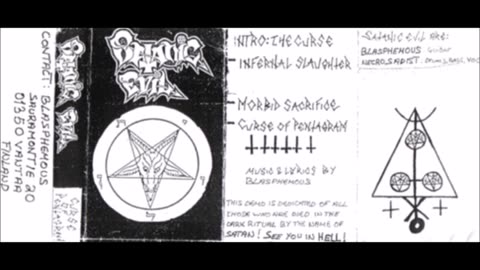 satanic evil - (1990) - Curse Of Pentagram (demo)